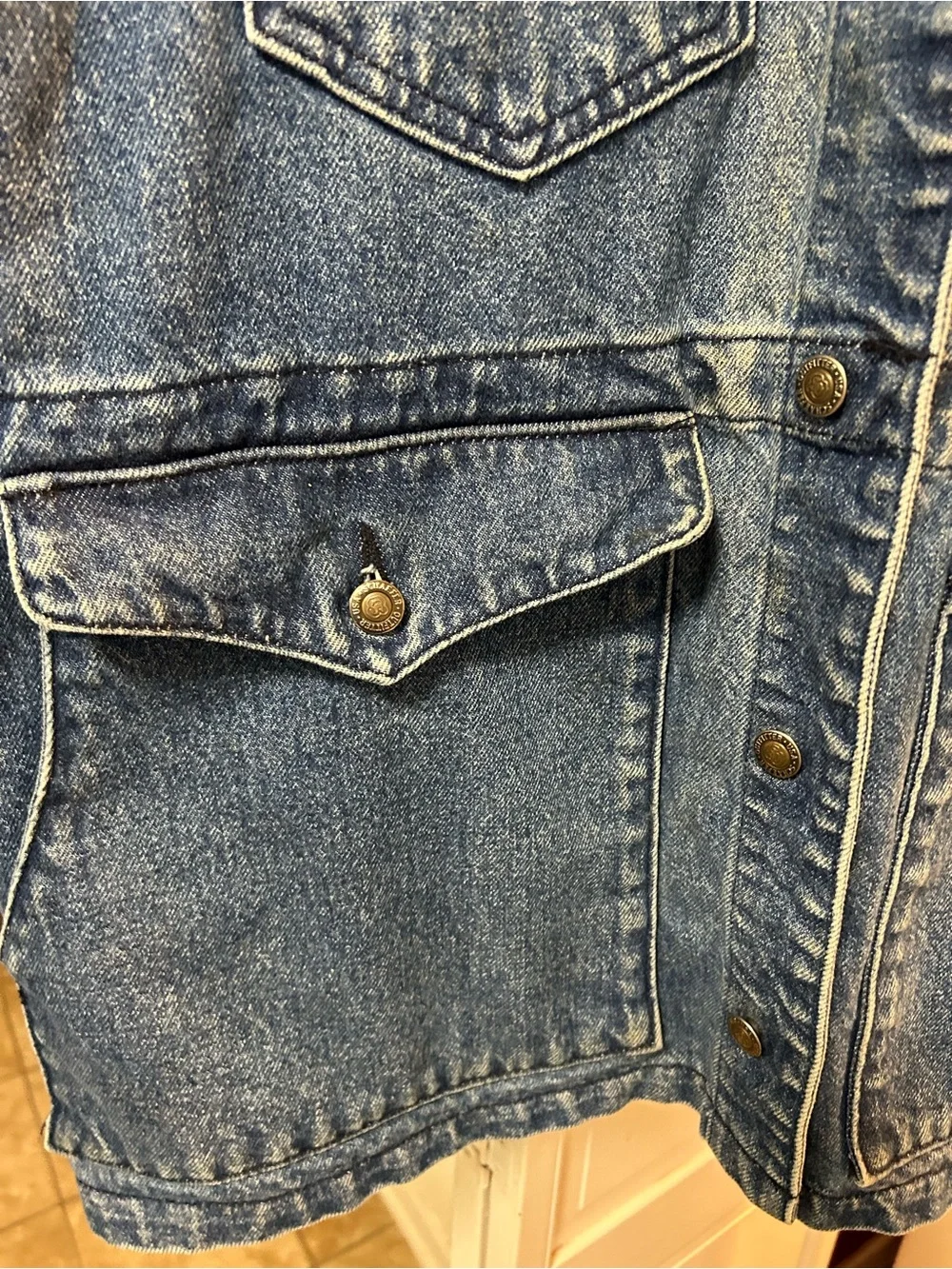 Vintage Schaefer Outfitter USA Denim Jacket CMSA 2006 Championship